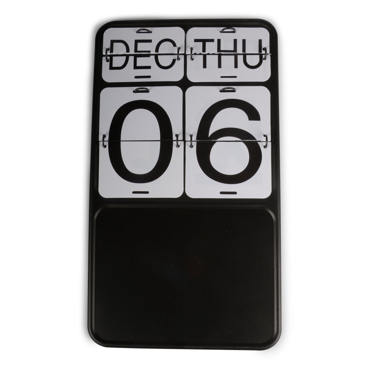 Vægkalender - sort/hvid - 27x 48x 2,5 cm