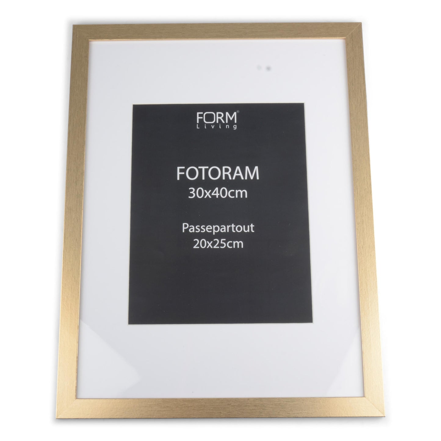 Fotoramme - guldindrammet - 30 x 40 cm