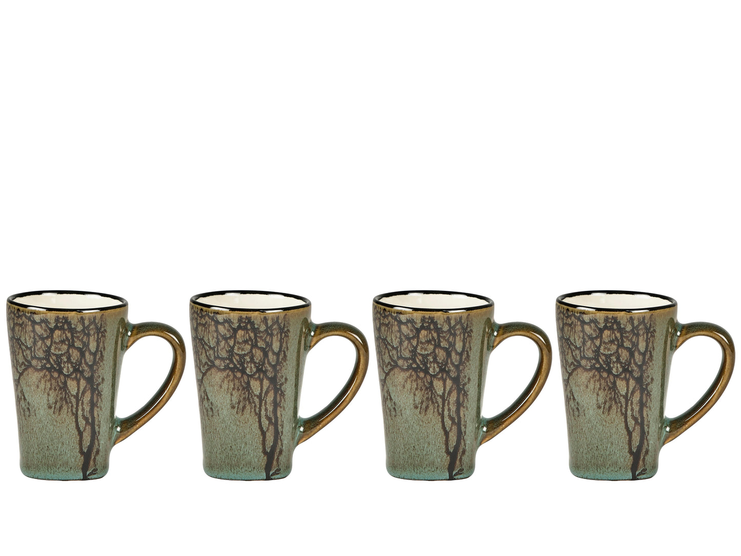 Villa Collection - Espressokopper - 4 stk - "Hela" - Grøn
