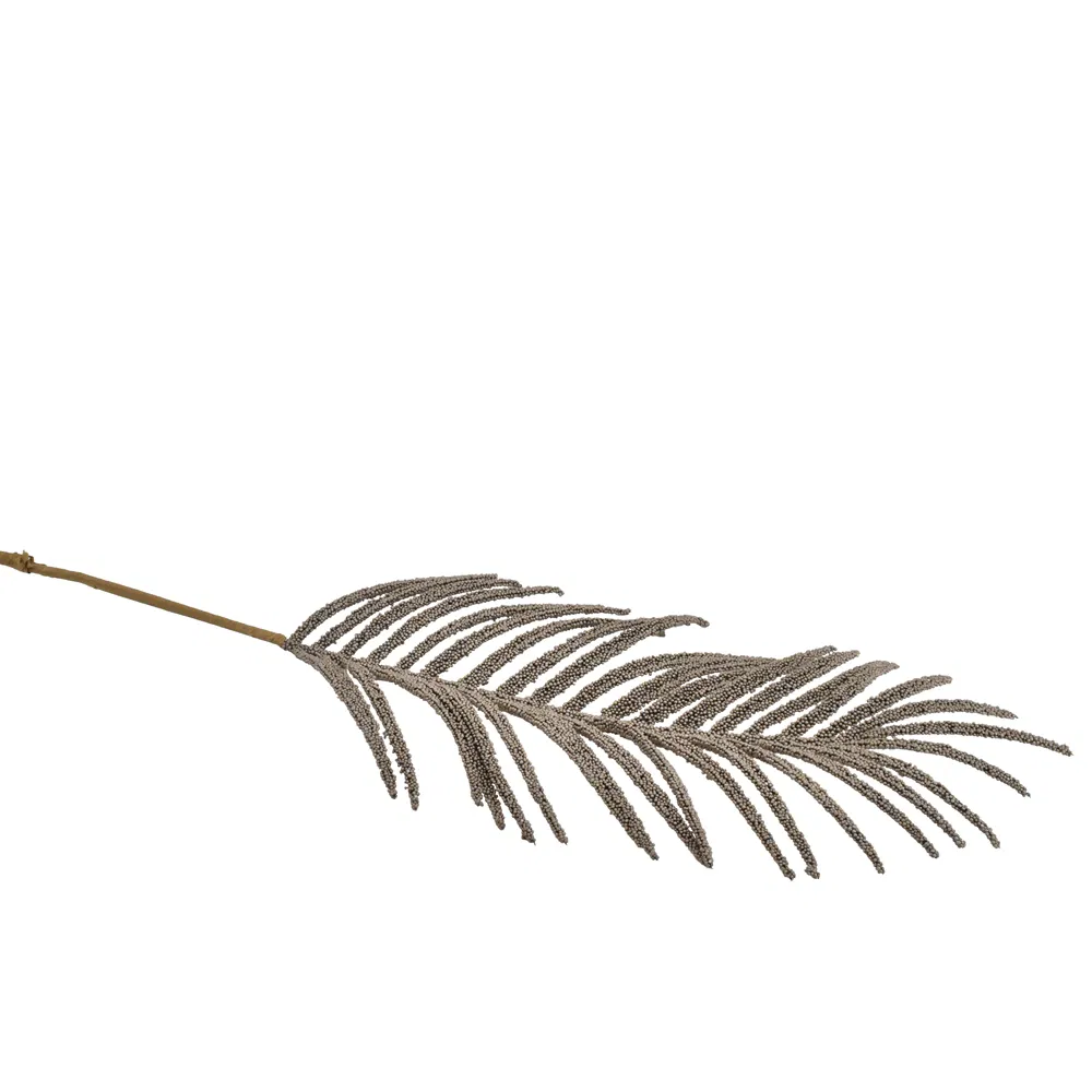La Vida - Kunstig blomst/fjer - Taupe