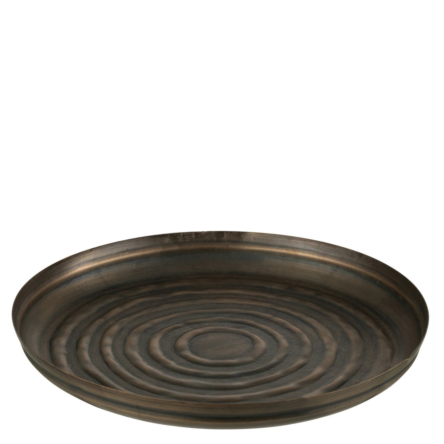 Bakke Af Antik Messing - Rund - 40,5 x 40,5 x 5cm