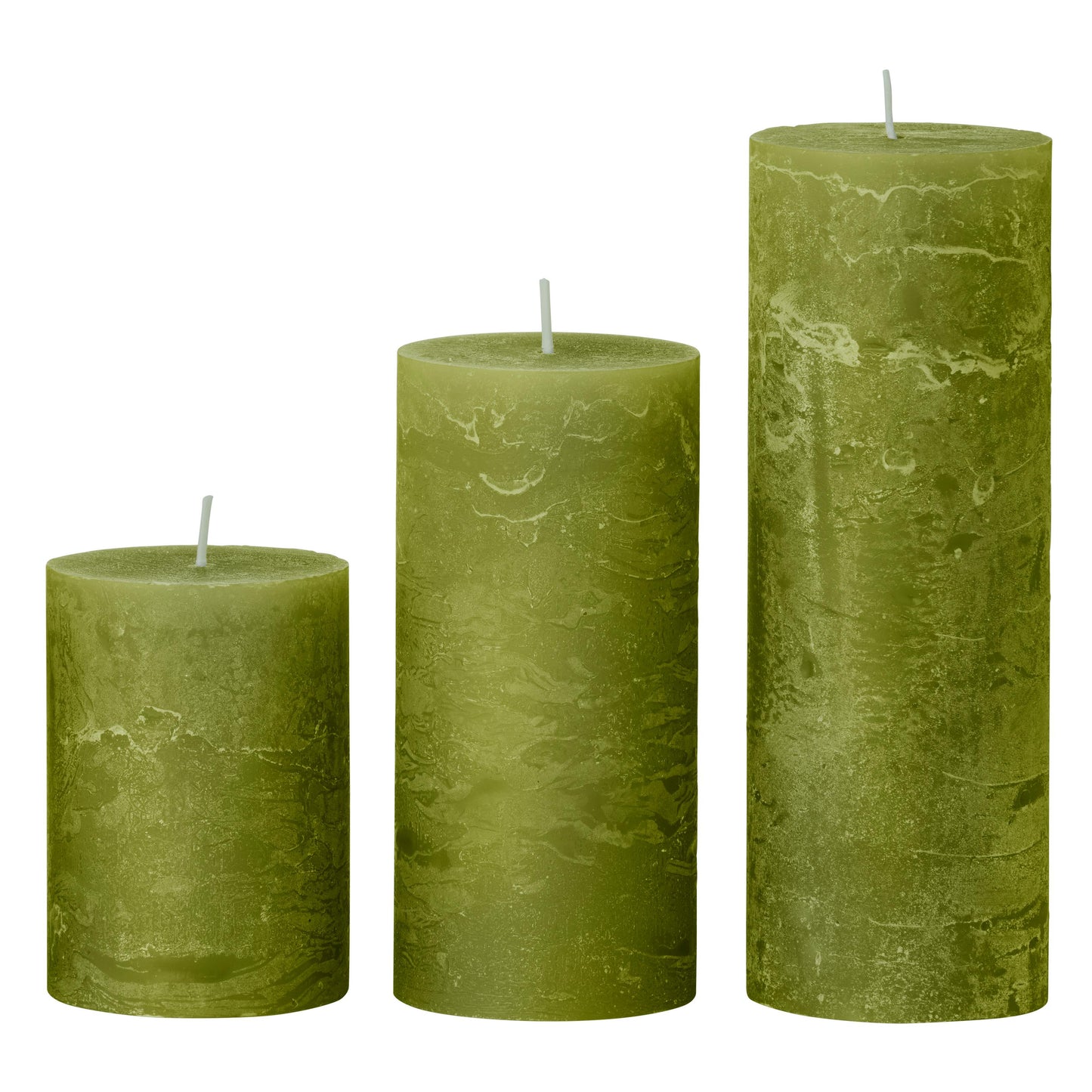 Cozy Living - Rustikt Stearinlys - FERN GREEN