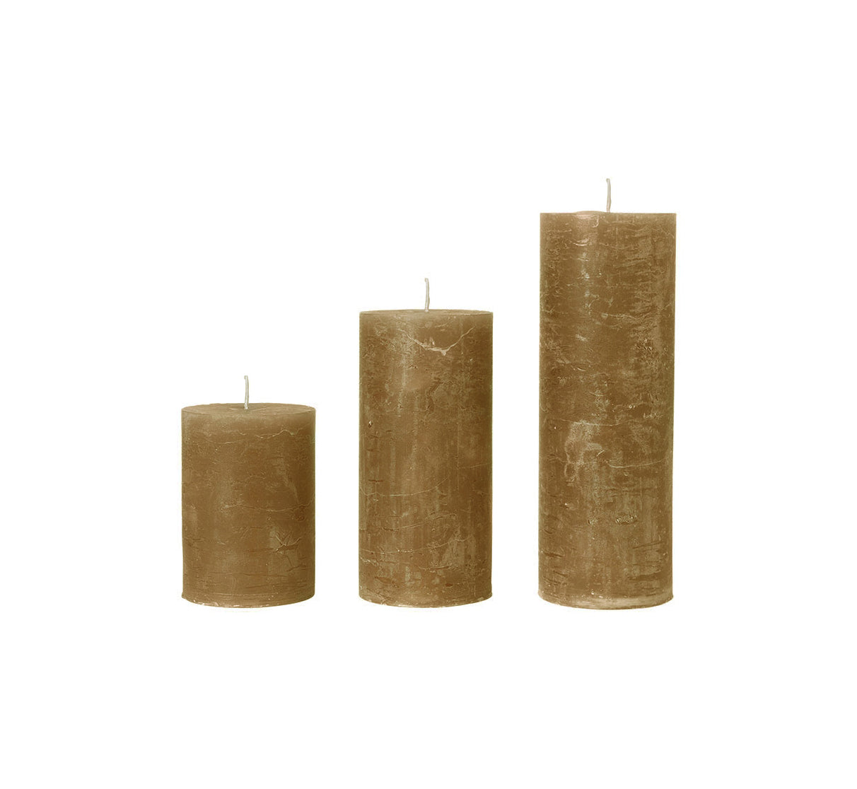 Cozy Living - Rustikt stearinlys - Amber
