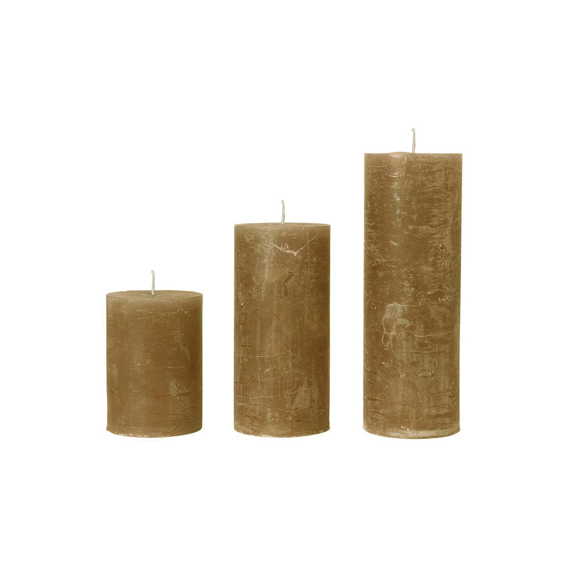 Cozy Living - Rustikt stearinlys - Amber