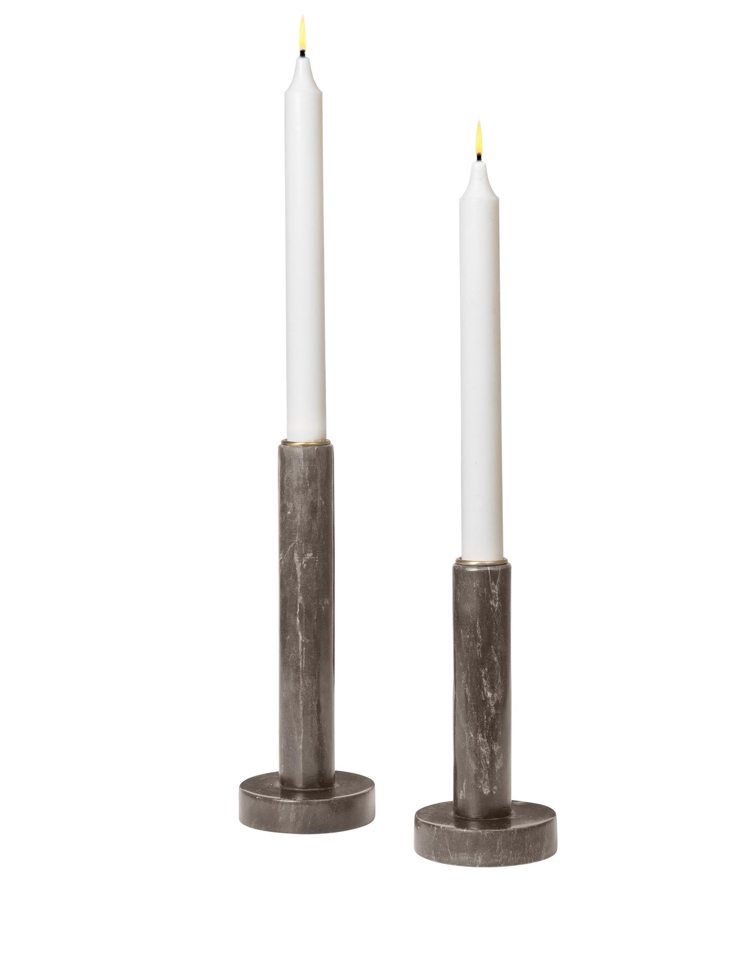 Cozy Living - lysestage marmor- TOFFEE BROWN