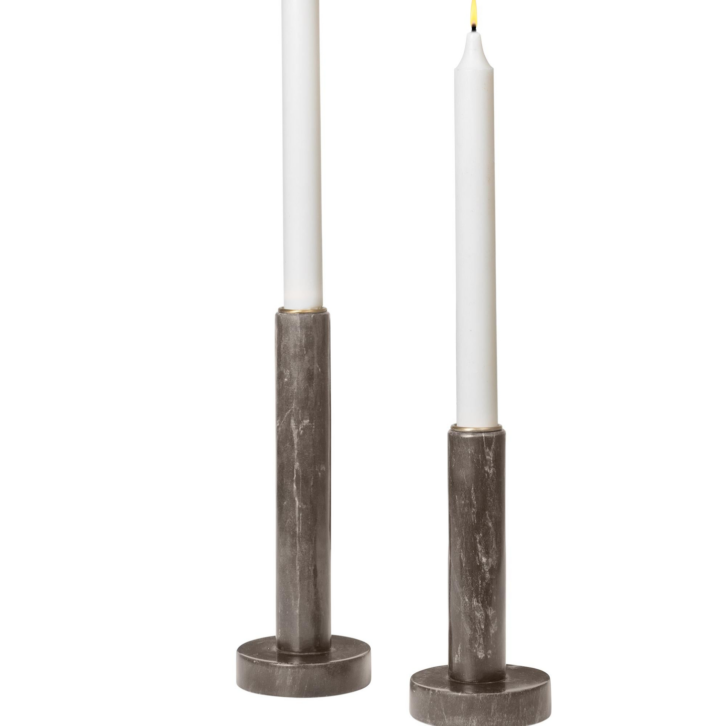 Cozy Living - lysestage marmor- TOFFEE BROWN