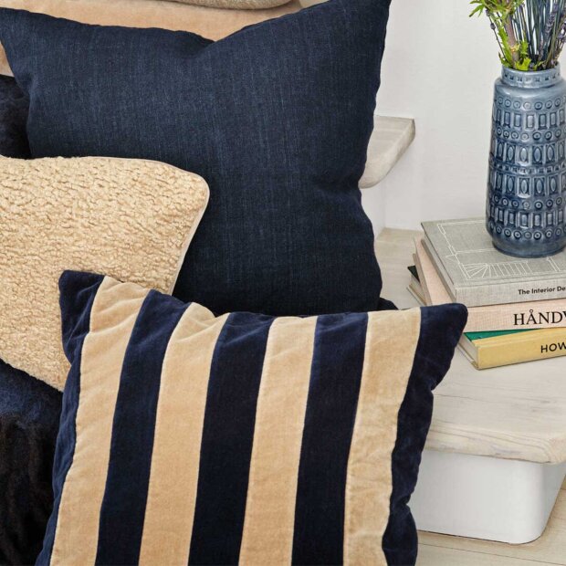 Cozy Living - Velvet Soft pudebetræk - ROYAL BLUE