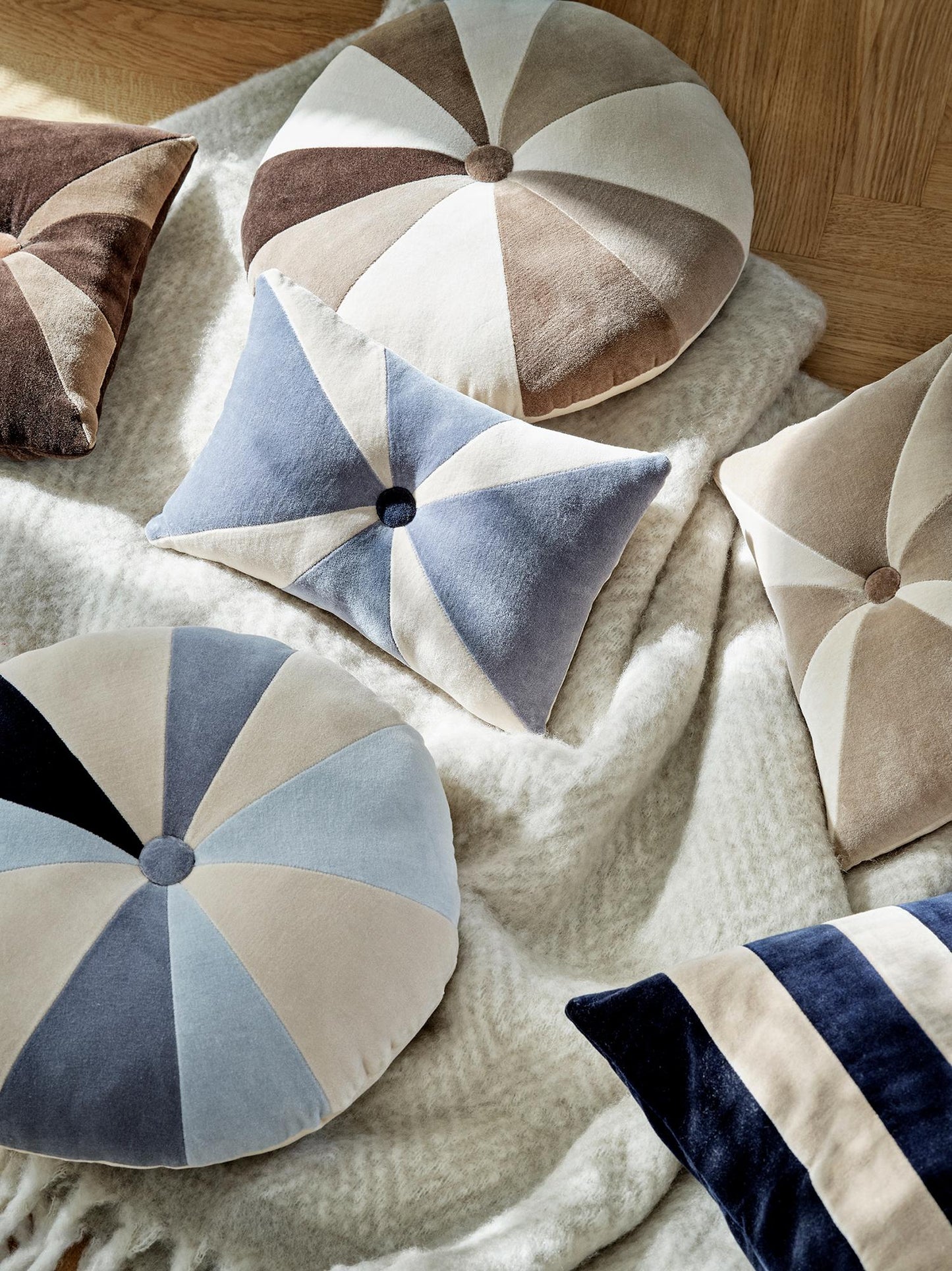 Cozy Living sofapude - Rosie Patchwork sofapude - CREAM AGATE