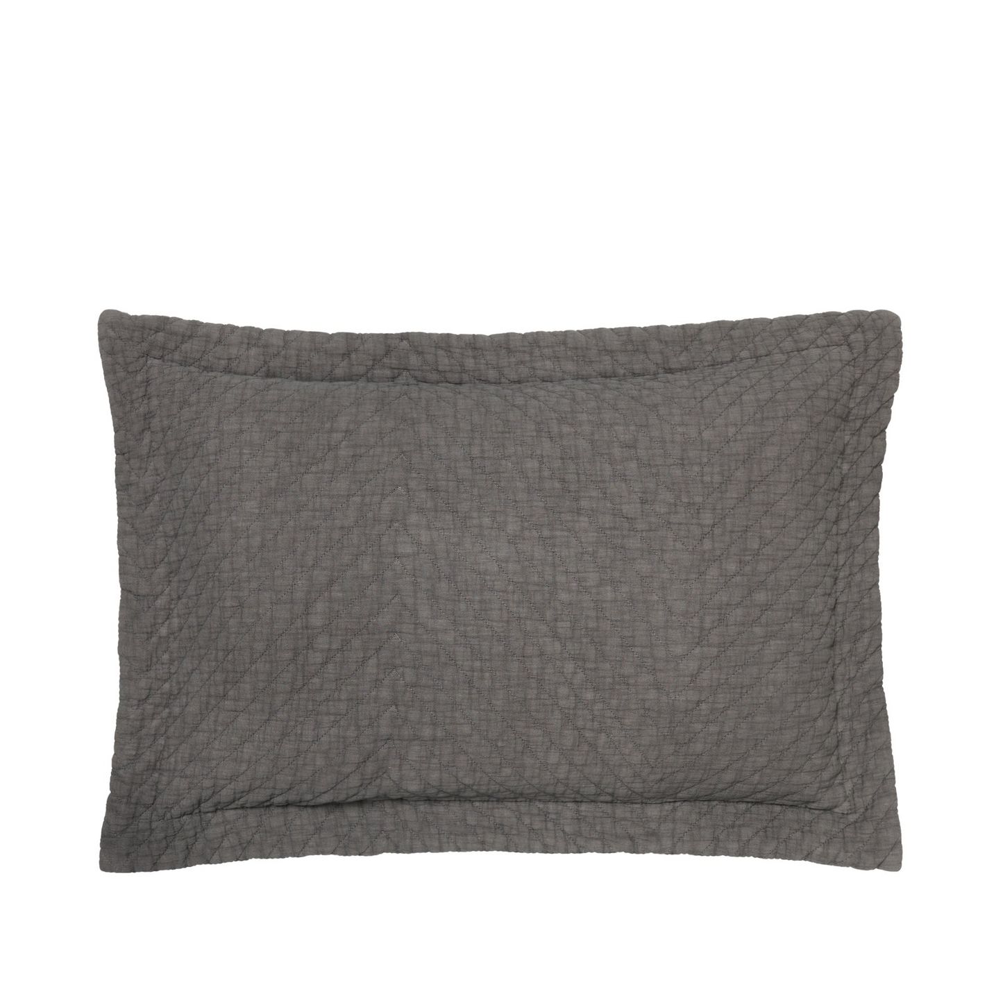 Cozy Living - Quilted pudebetræk - Bomuld - GRANITE