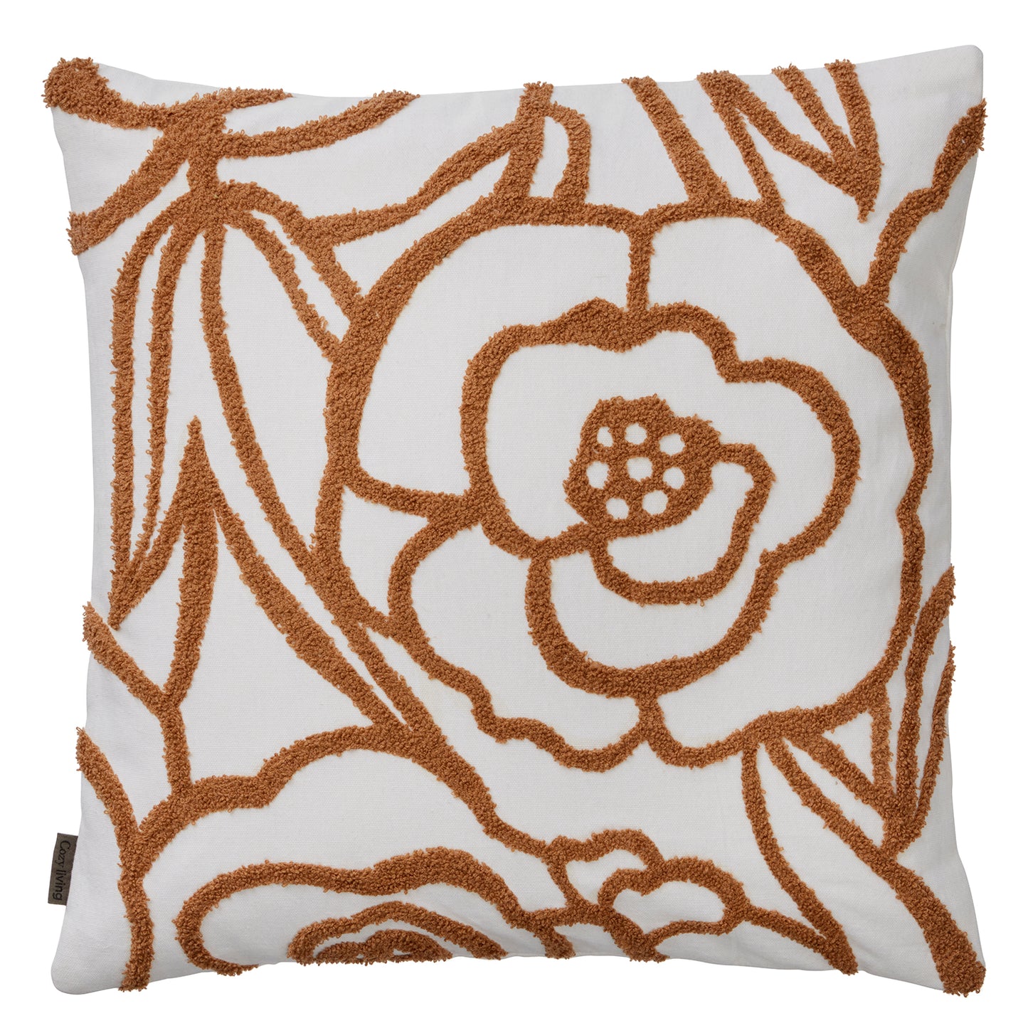 Cozy Living - Mio Tufted pudebetræk - IVORY/CUMIN