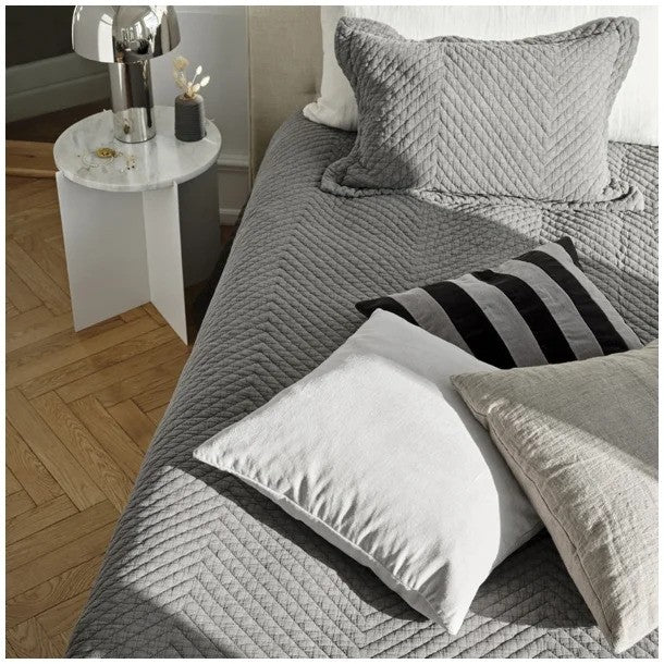 Cozy Living - Chantal Cushion Pudebetræk - GREY BLEND