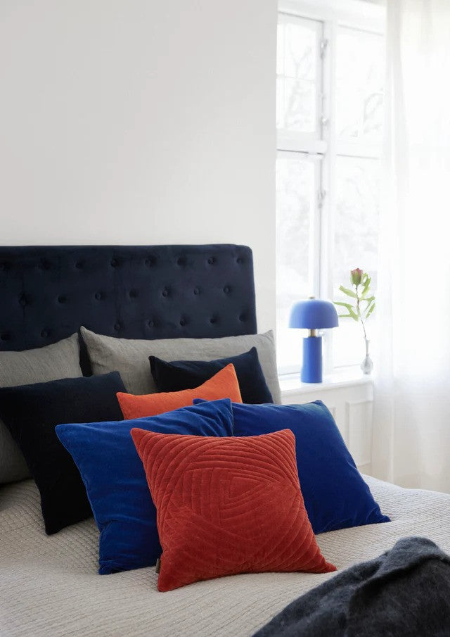 Cozy Living - Linen Cushion pudebetræk - SUNSET ORANGE