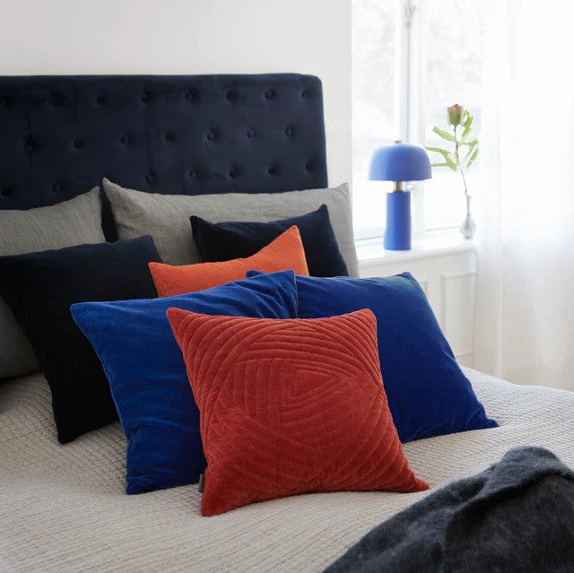Cozy Living - Linen Cushion pudebetræk - SUNSET ORANGE