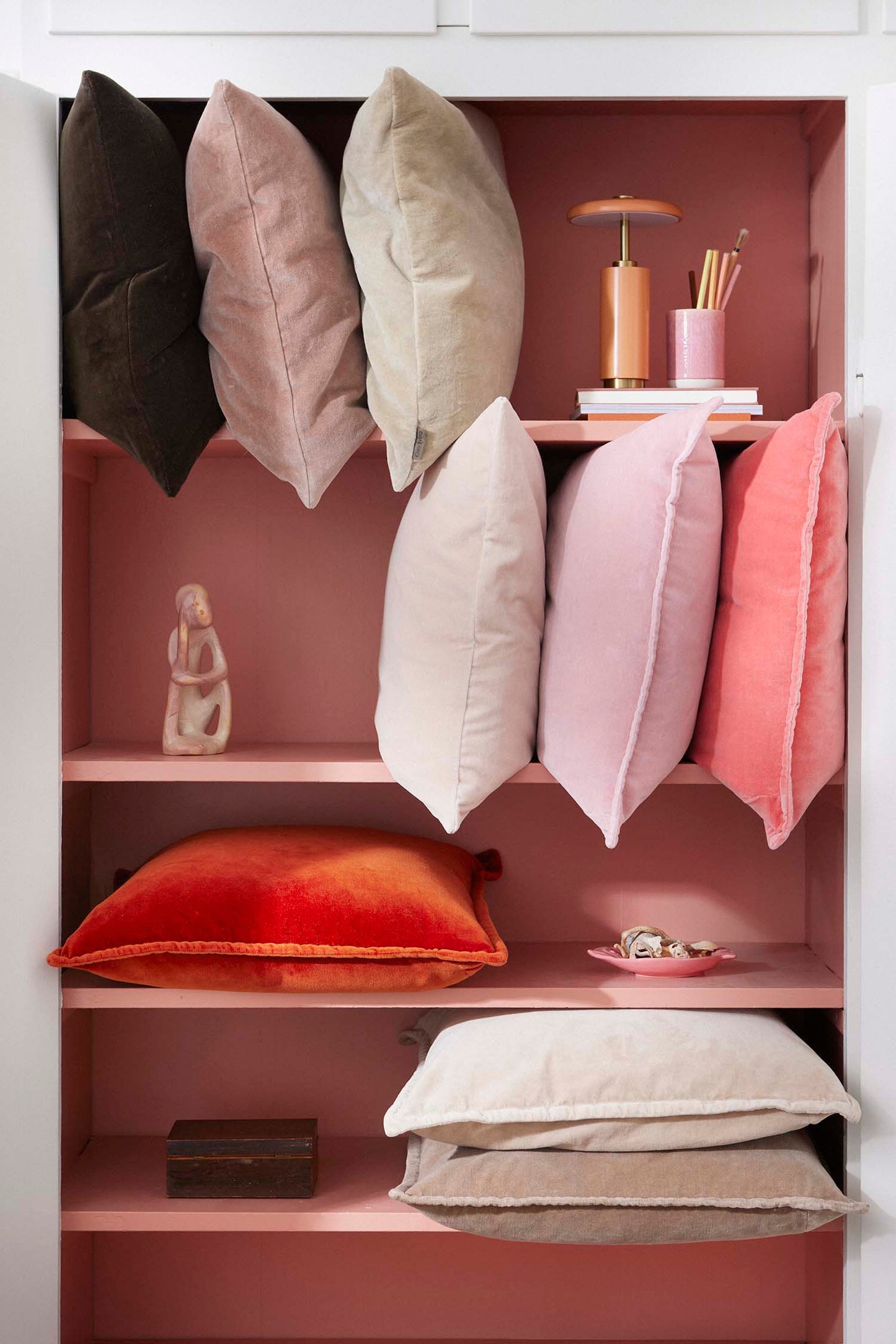 Cozy Living - Velvet Soft pudebetræk - SILVER PINK