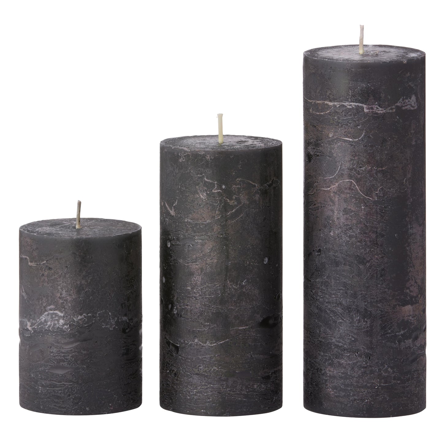 Cozy Living - rustikt stearinlys - ROYAL BLUE