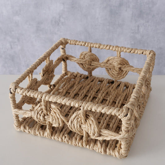 Servietholder - firkantet - 18 x 18 x 6 cm