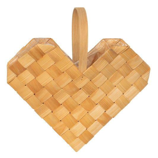 Julehjerte  - naturtræ - H 32 cm x Ø 34 cm