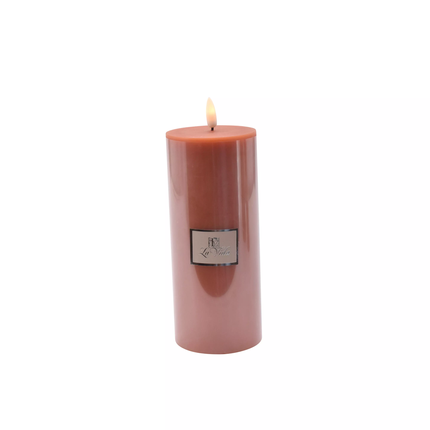 La Vida - LED lys m. statisk flamme- henna