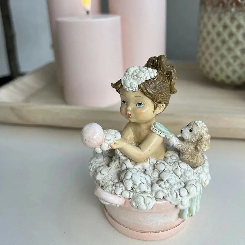 La Vida - Pyntefigur - Badepige i balje 2