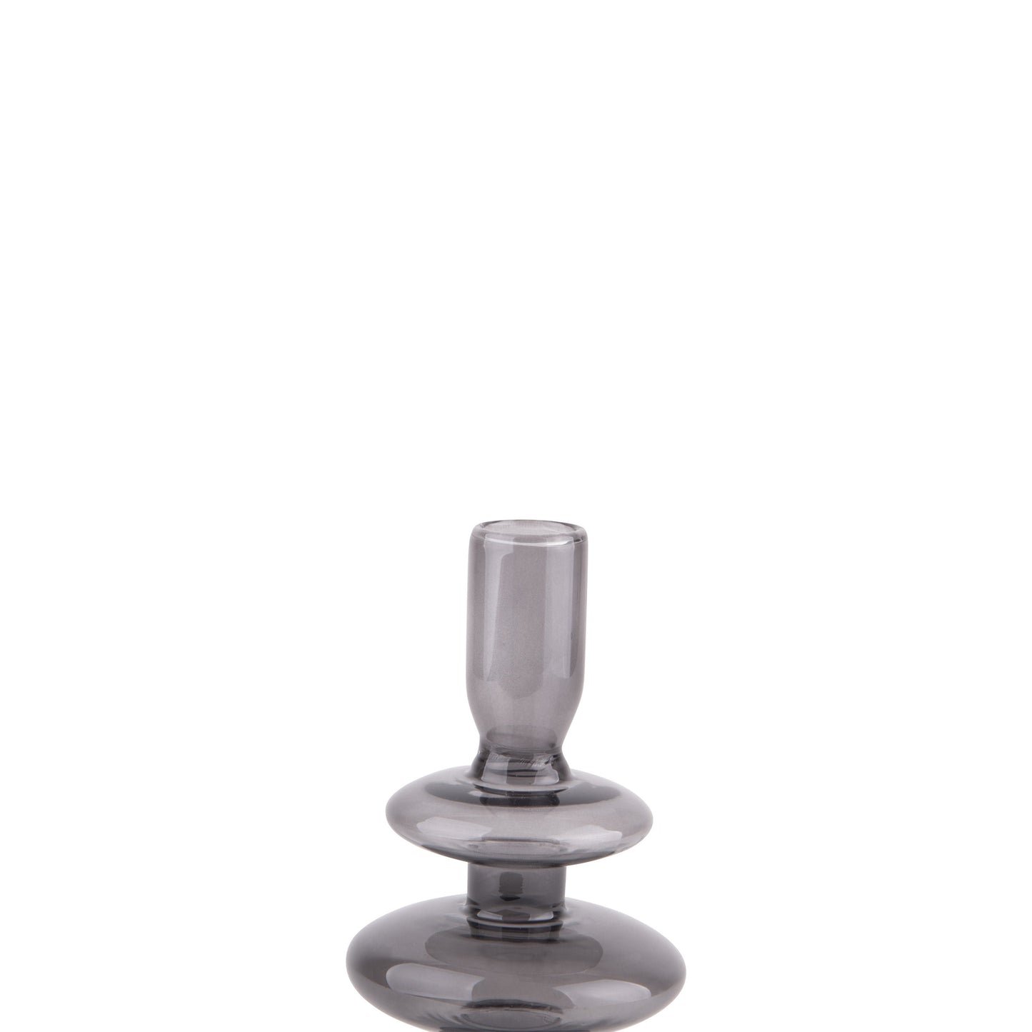 Present Time - lysestage - sort glas