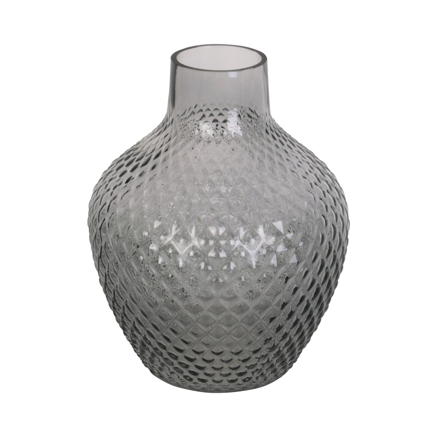 Present Time - Vase - Glas - Mørk Grå
