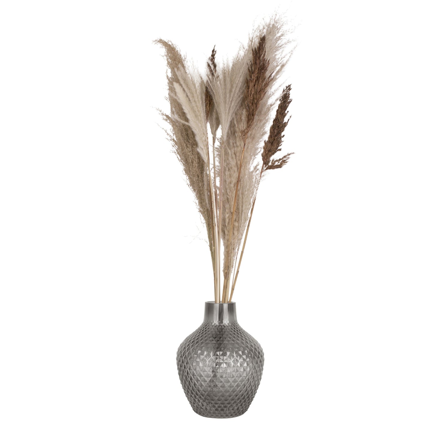 Present Time - Vase - Glas - Mørk Grå
