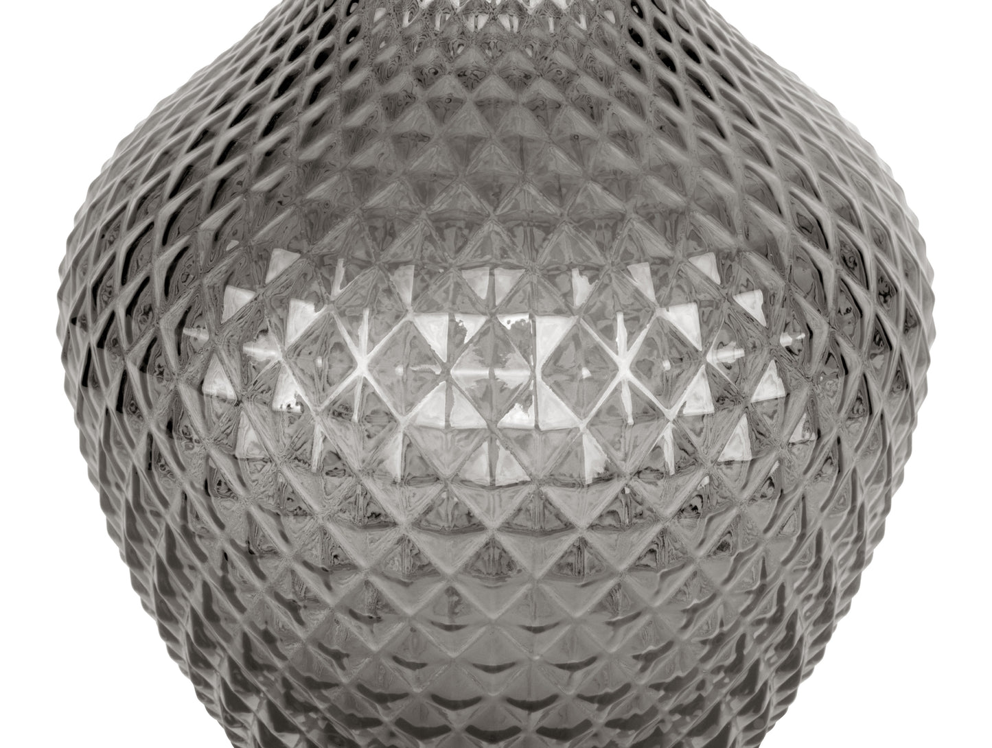 Present Time - Vase - Glas - Mørk Grå