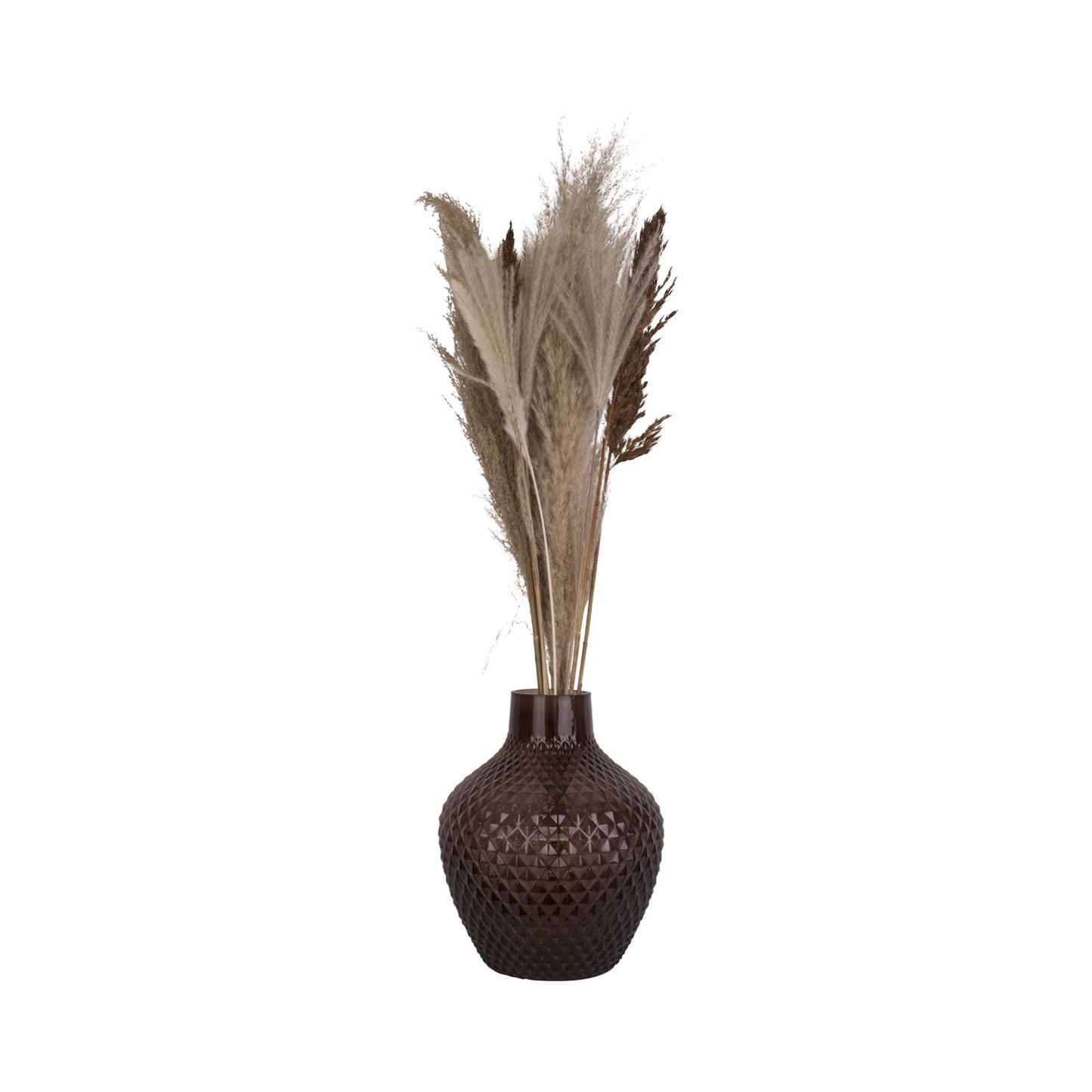Present Time - Vase - Glas - Brun