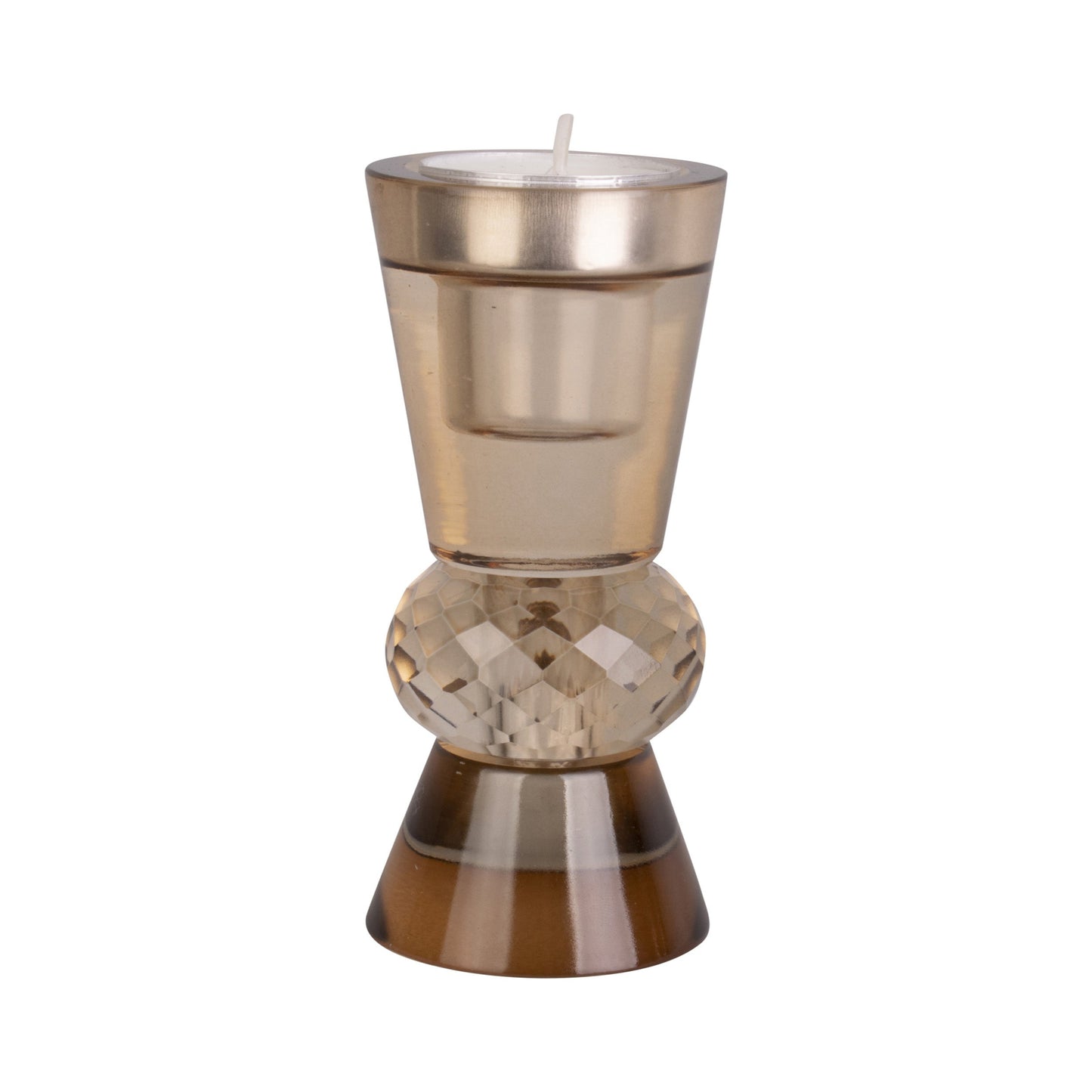 Present Time - lysestage - glas - brun