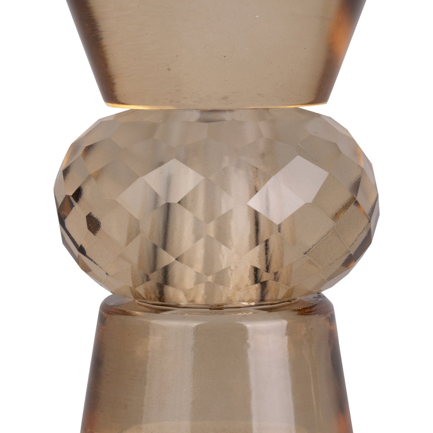 Present Time - lysestage - glas - brun