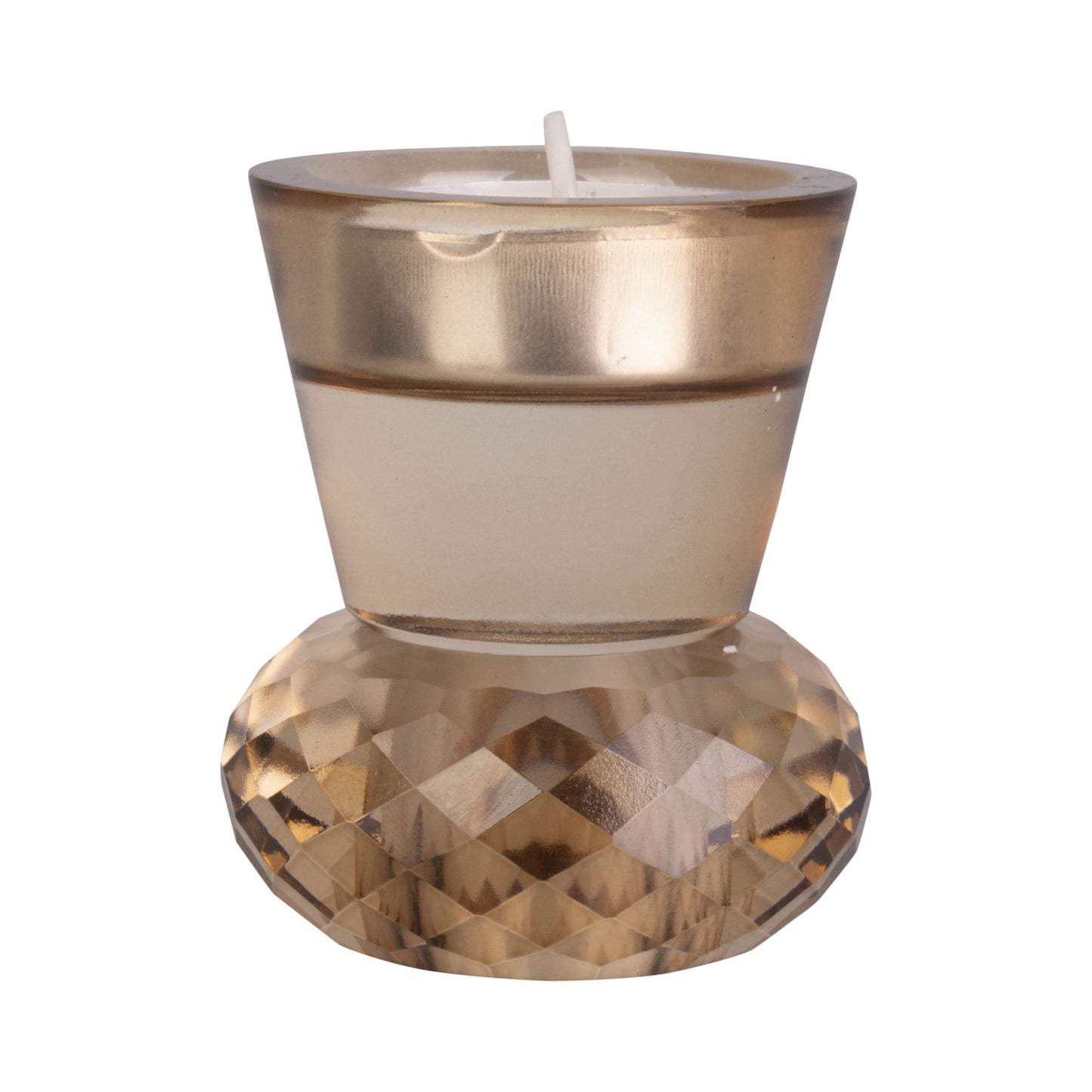 Present Time - lysestage - glas - brun