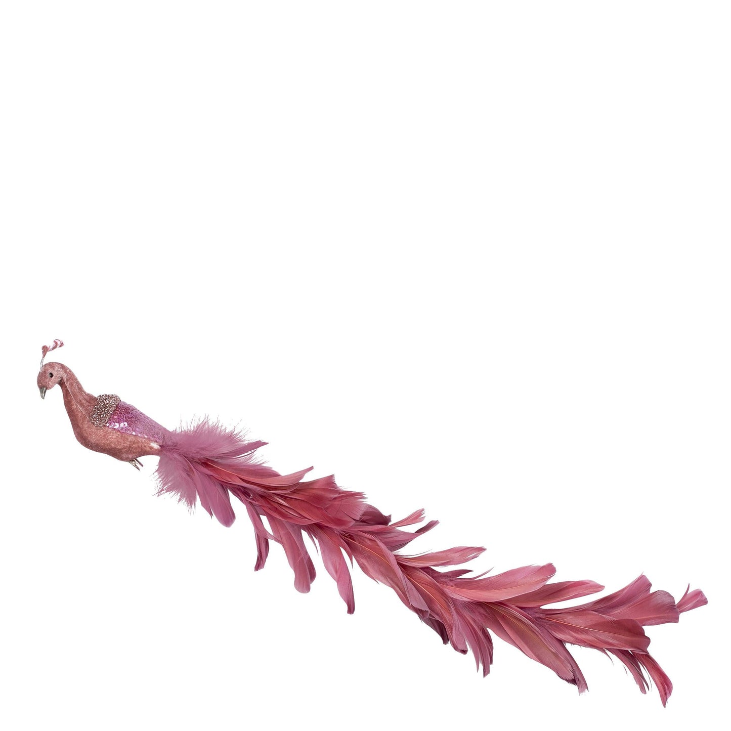 Pyntefigur - Fugl På Clips - 50 cm - Malva