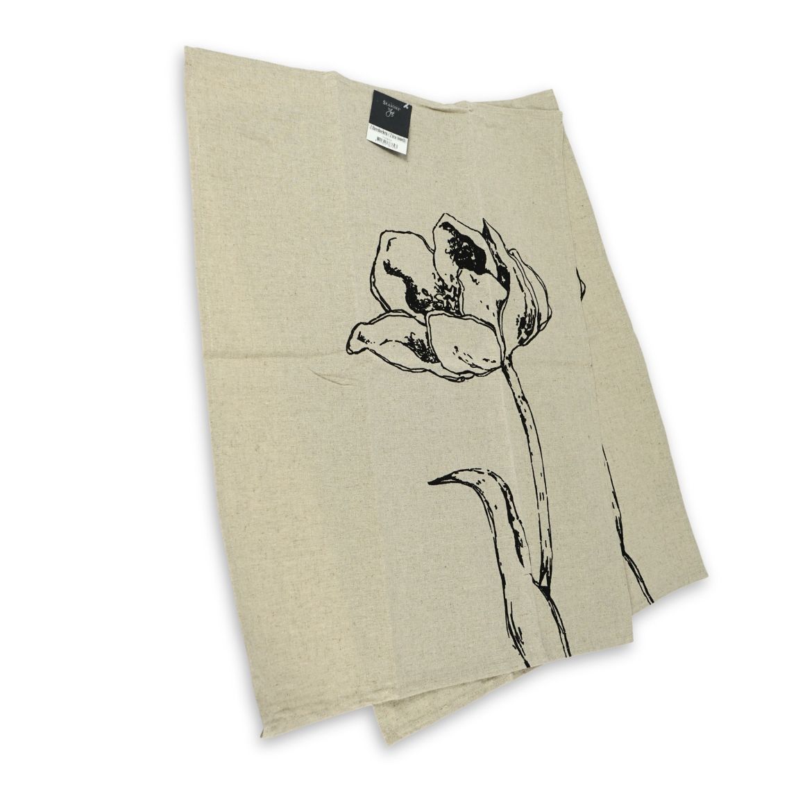 Viskestykke 2-pak - beige - 100% hør