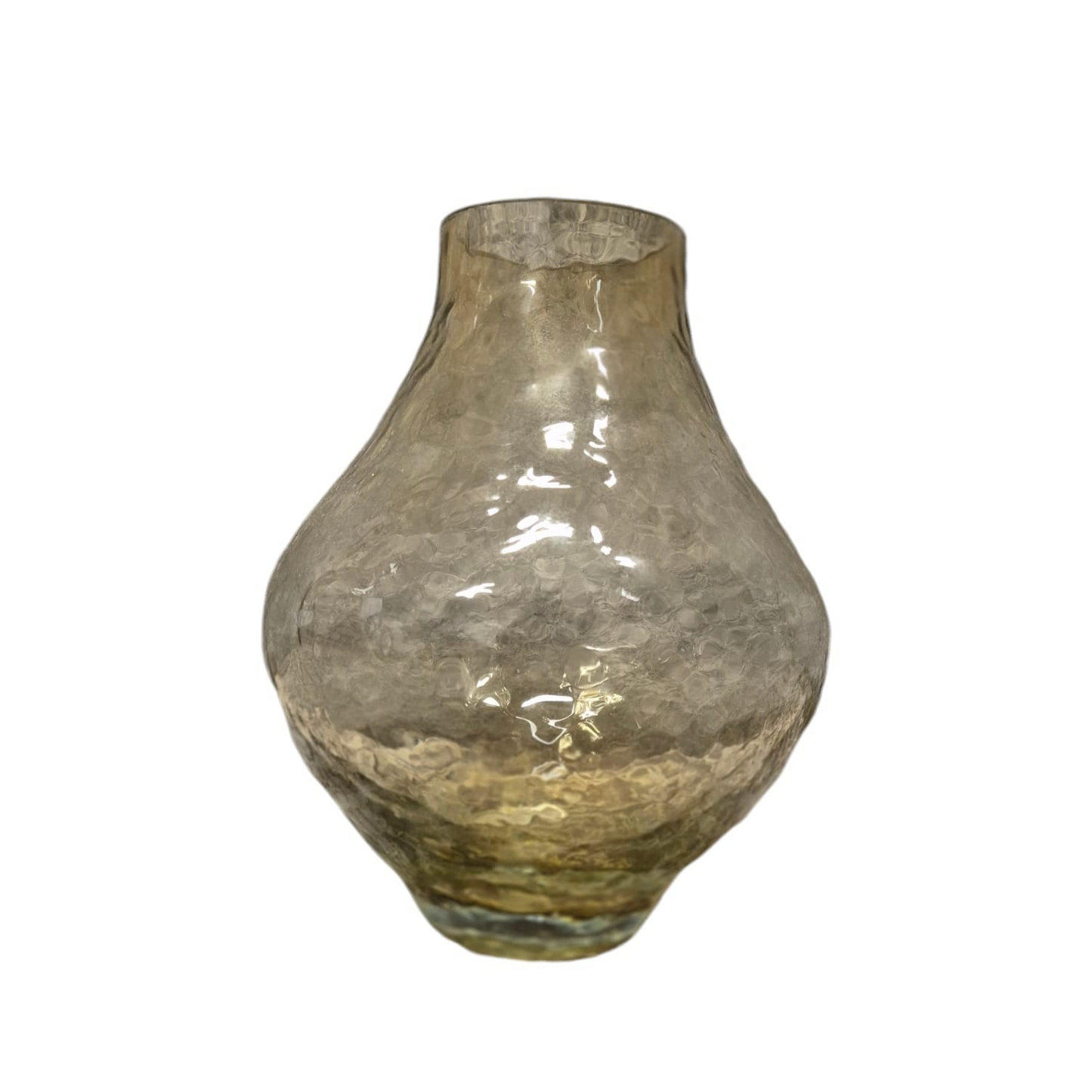 Vase - Glas - Sandfarvet