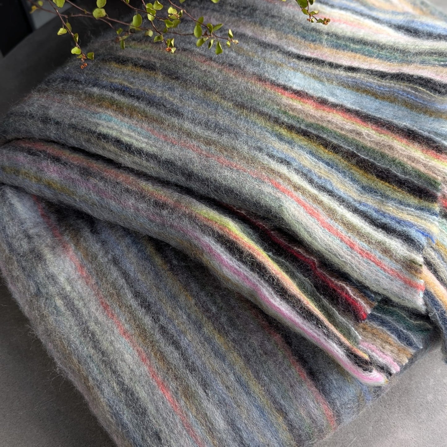 Hygsom - plaid - uld mix - multifarvet