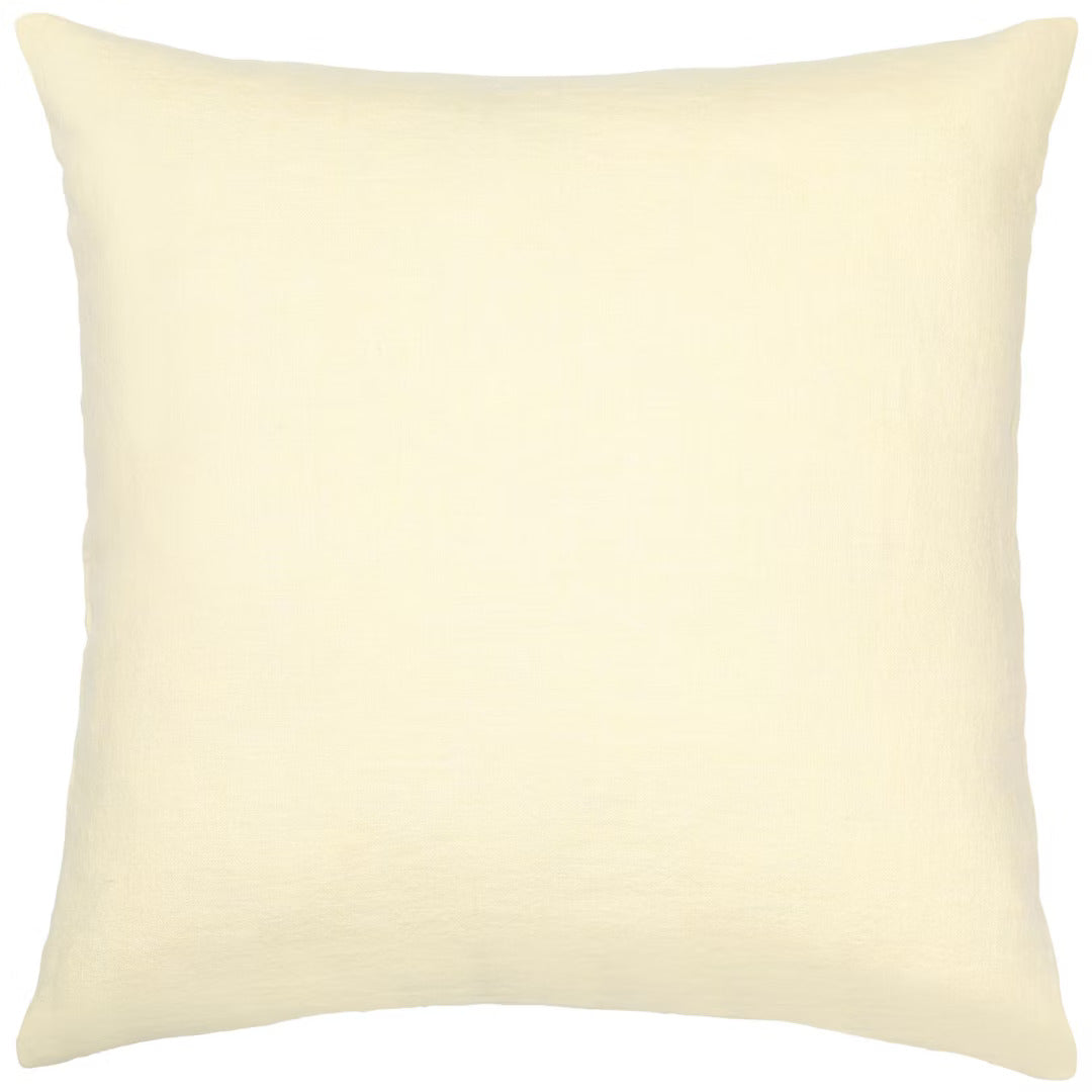 Cozy Living - Linen Cushion pudebetræk - PALE YELLOW