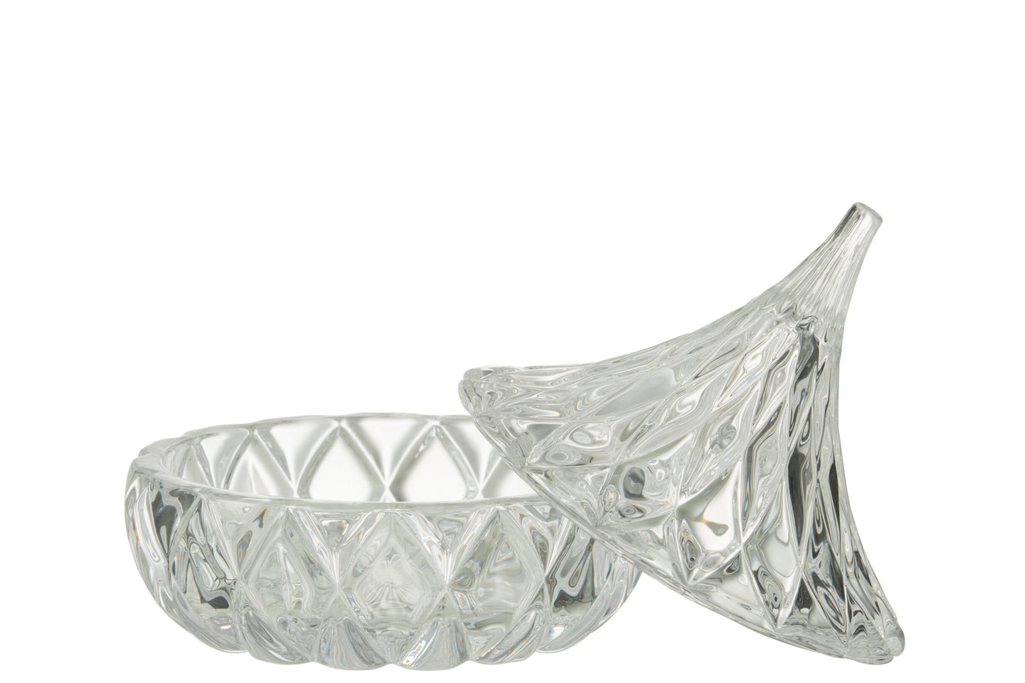 Krukke - Glas - 12,5 x 12,5 x 13cm