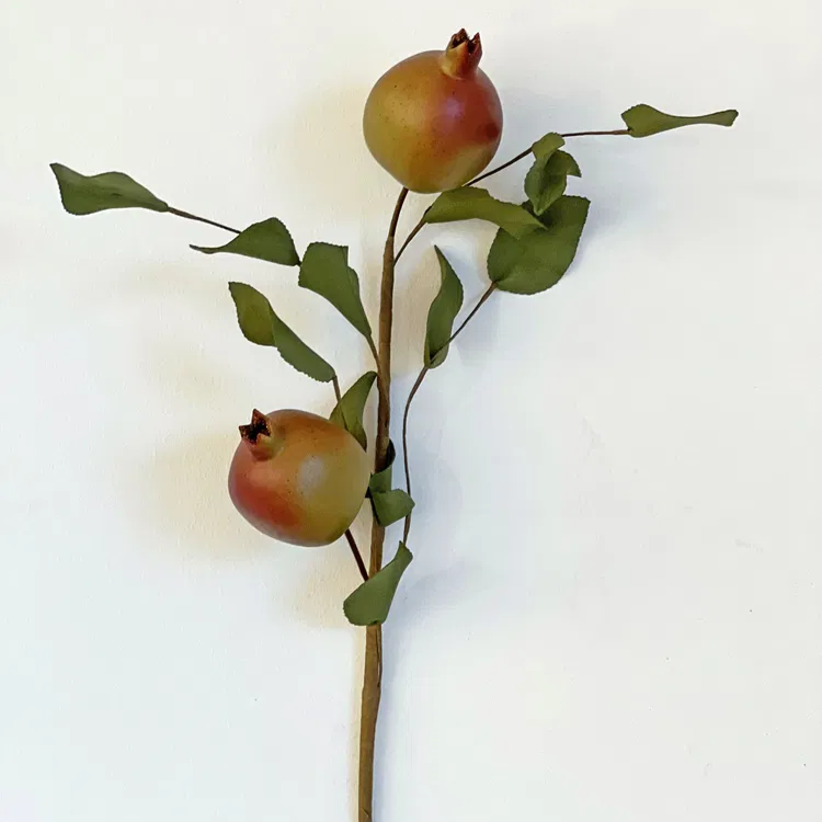 Kunstig blomst - 6 grene, 2 blomster