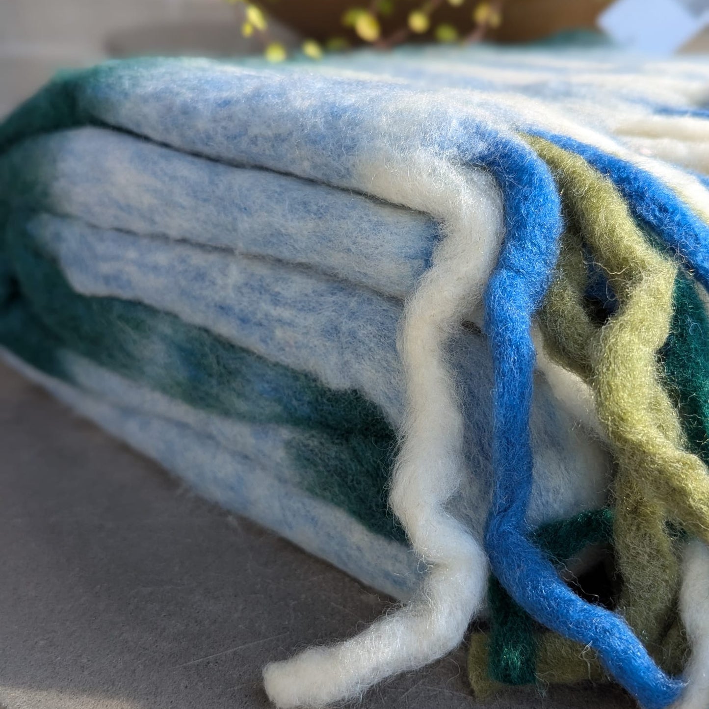 plaid - uld - blå grøn hvid_3