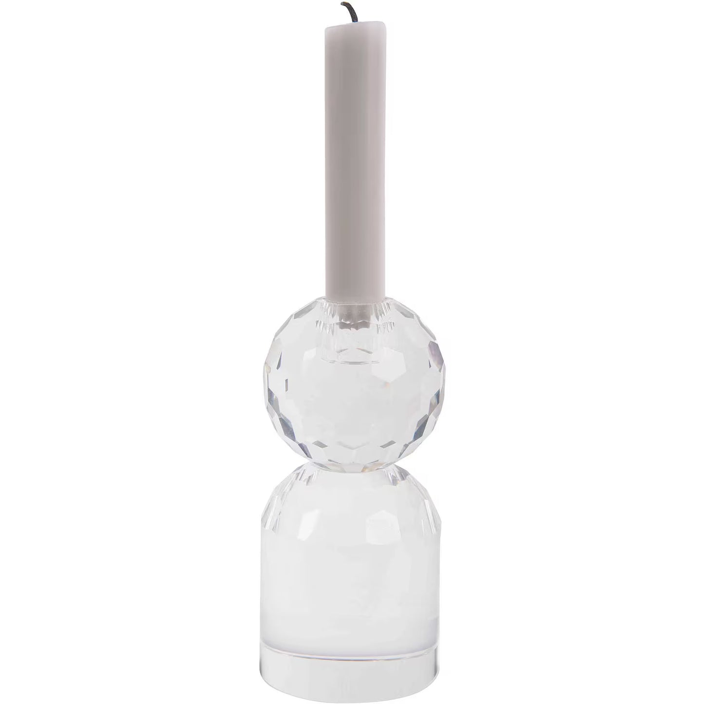 Present Time - Crystal Art lysestage - klart glas