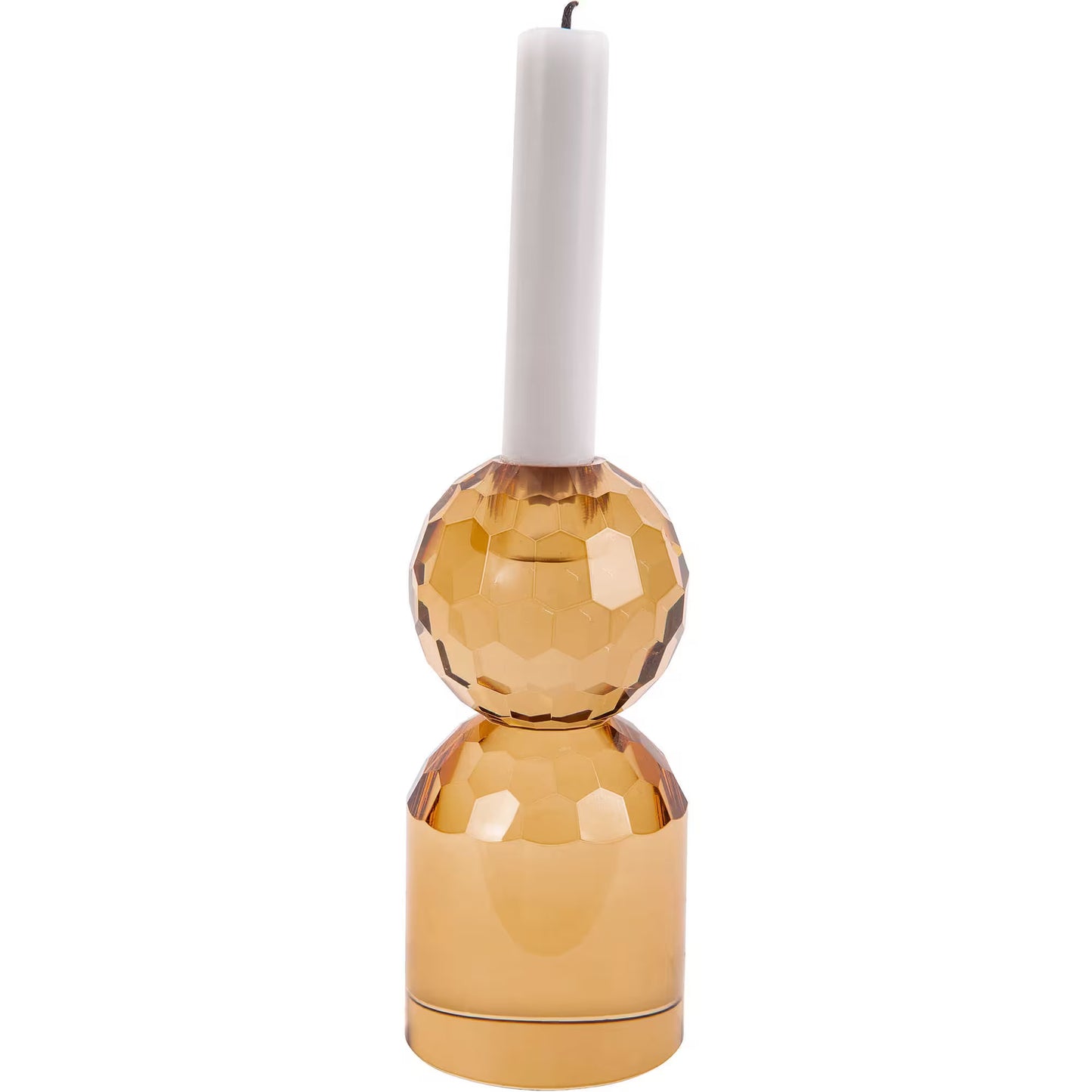 Present Time - Crystal Art lysestage - sandfarvet/brun