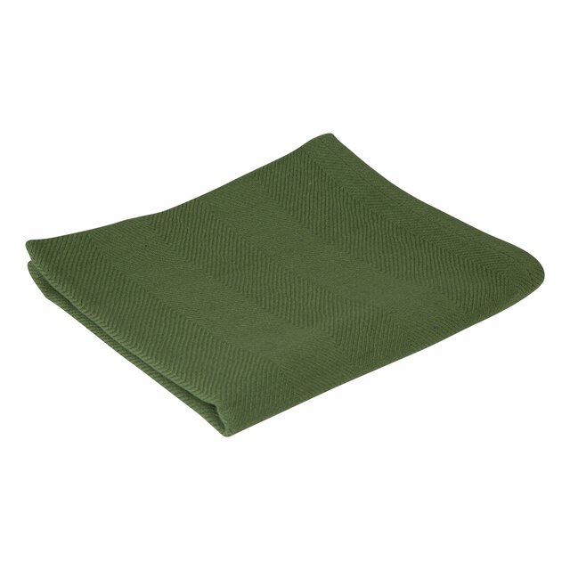 Linea - Viskestykke - Bomuld - Grøn - 40 x 70 cm
