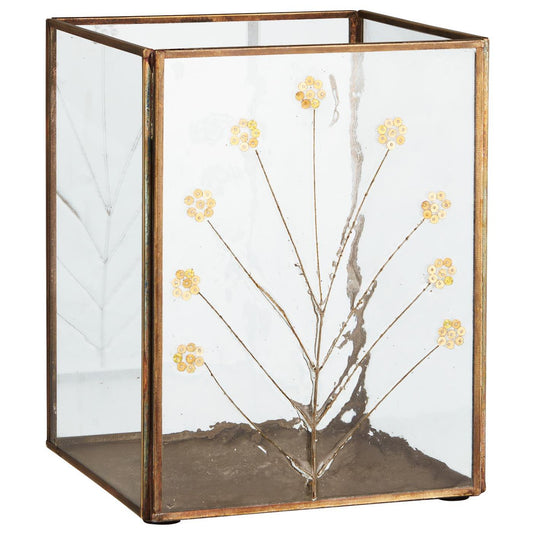 Ib Laursen - lygte m/pailletblomster på front