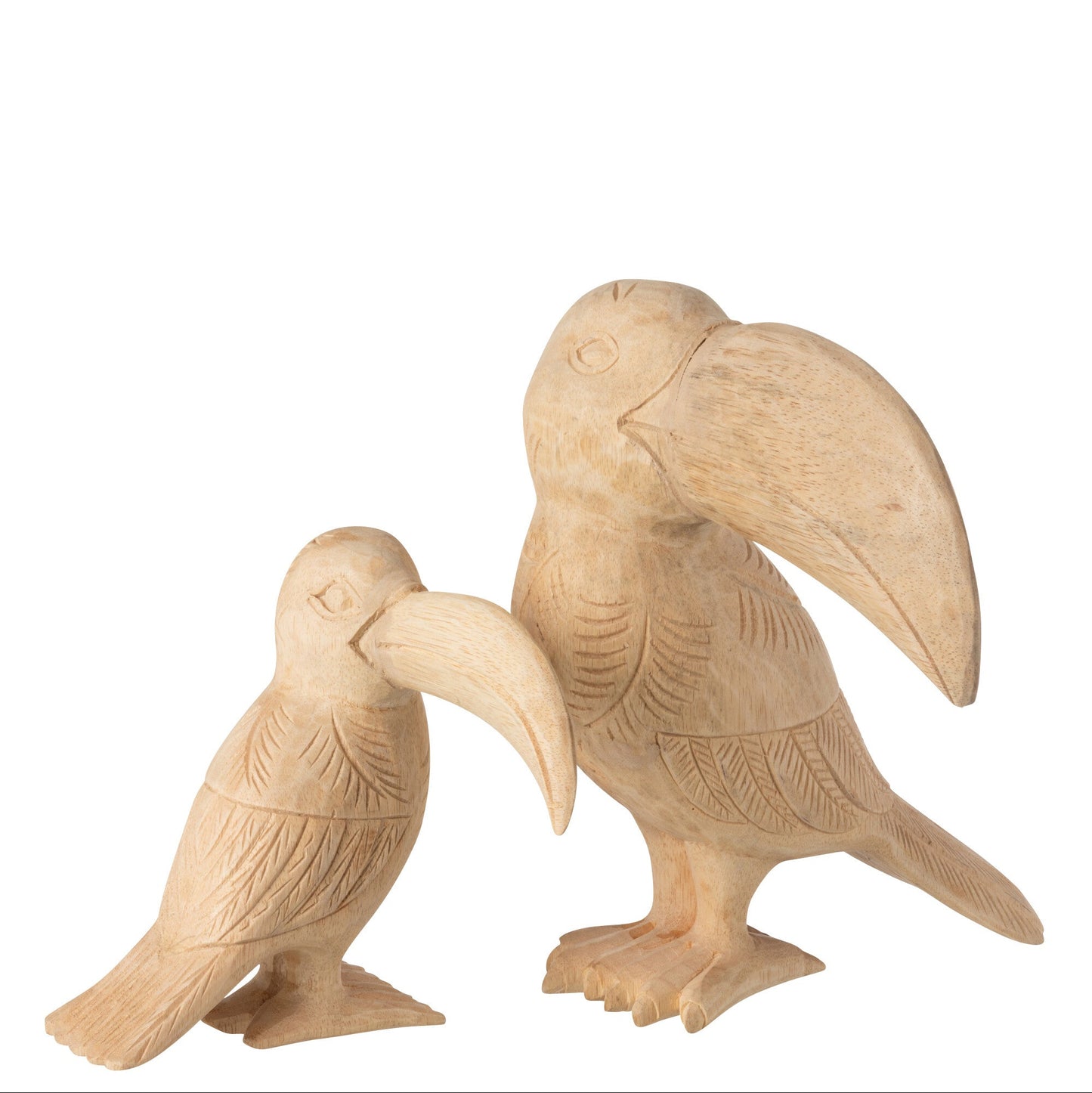 J-line - træfigur - fugl  - 33 x 29, 5 x 24 cm