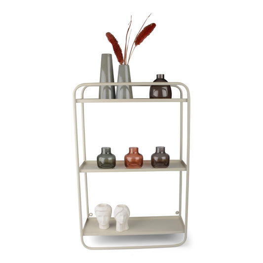 Hylde i metal - Beige - 58 x 38 x 17 cm