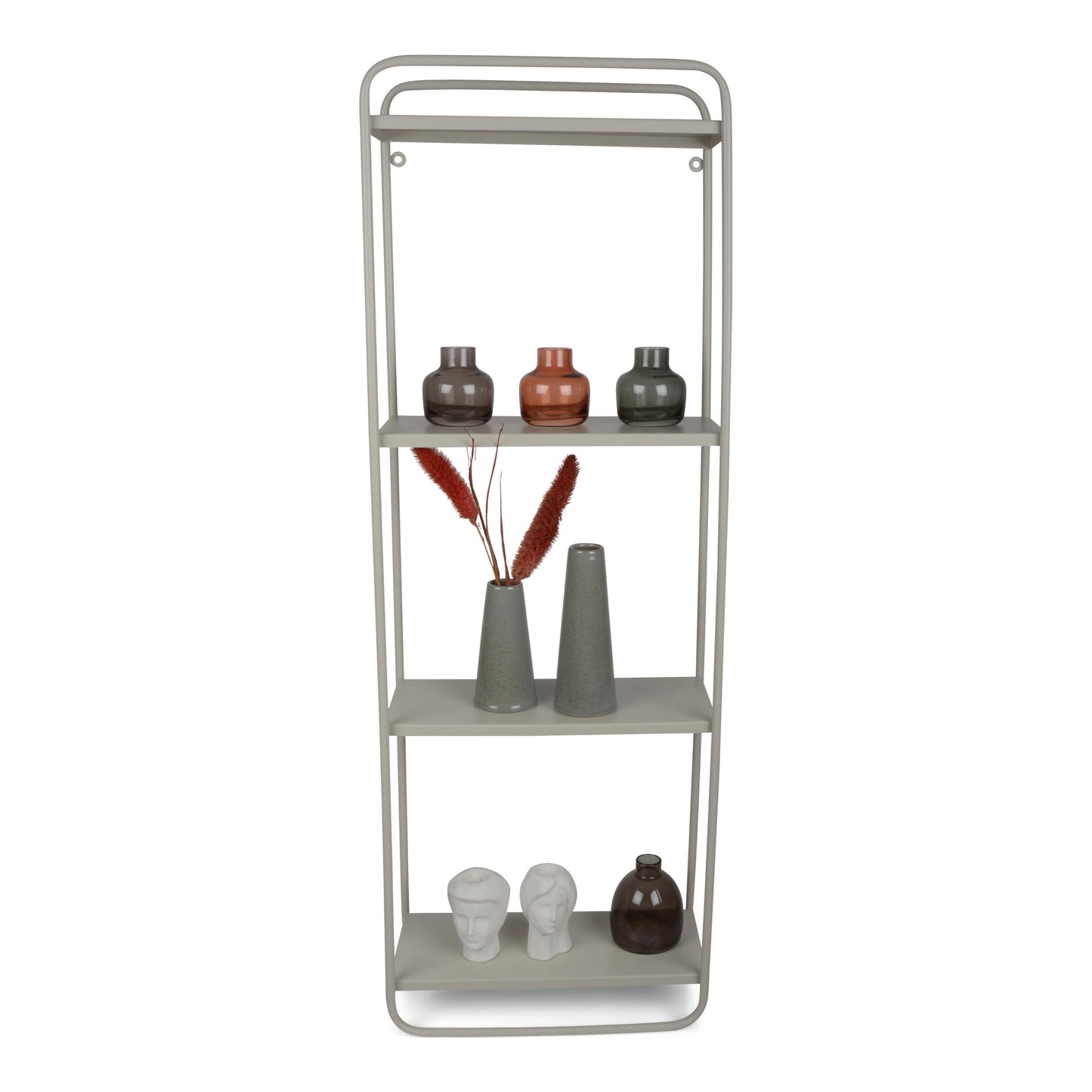 Hylde  i metal - Beige - 31 x 15 x 91 cm