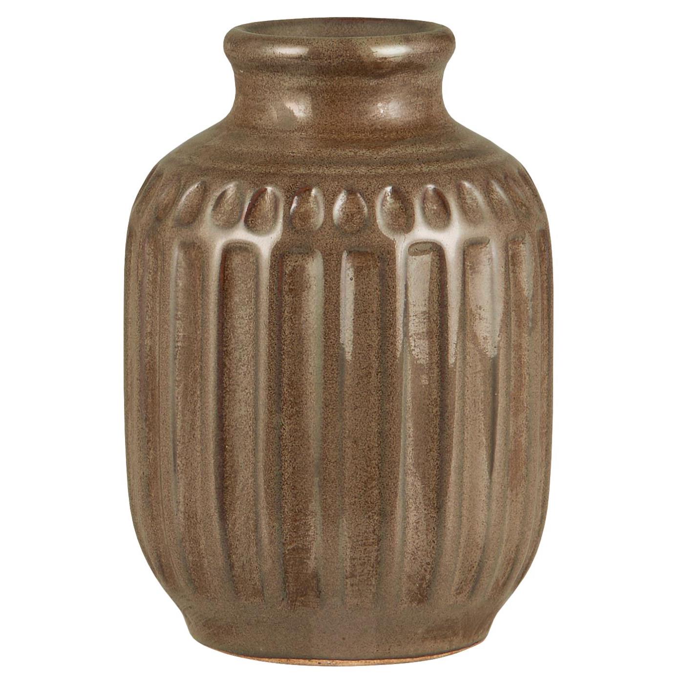 Ib Laursen - "Lea" Vase - ujævn glasur