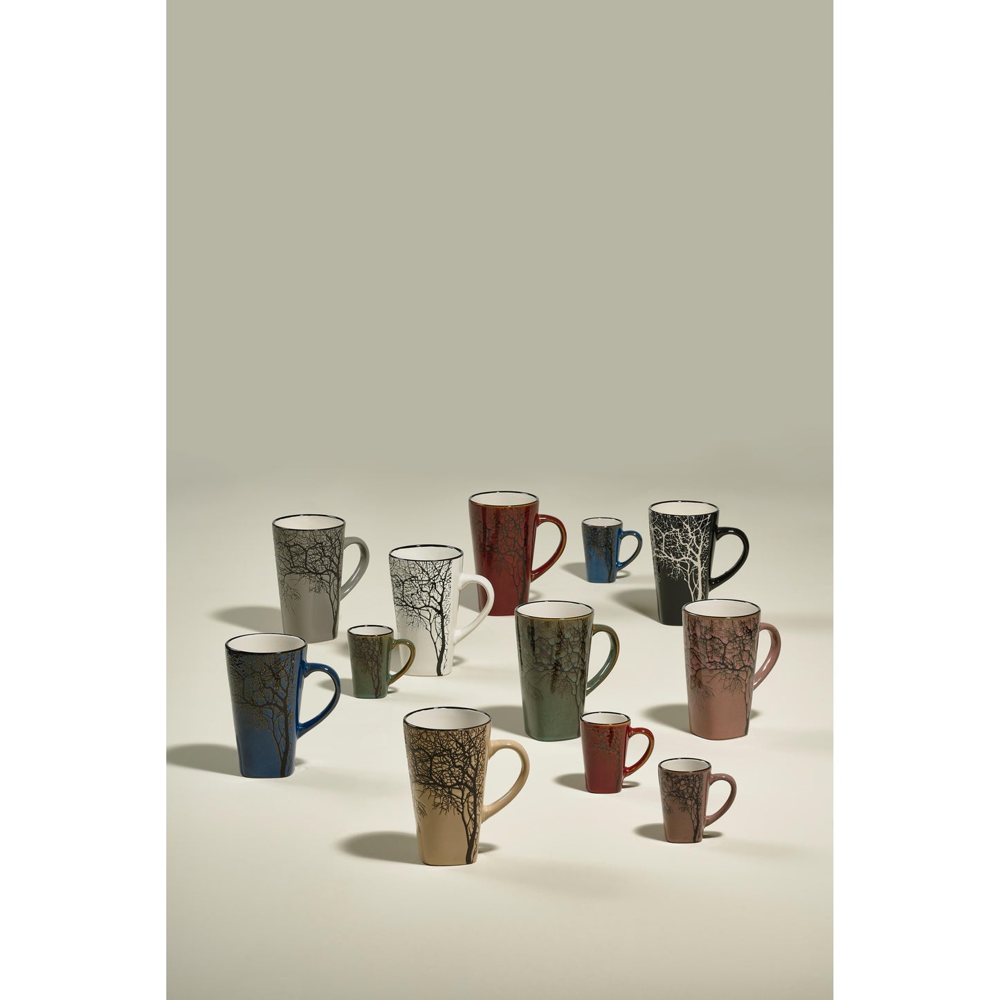 Villa Collection - Espressokopper - 4 stk - "Hela" - Grøn