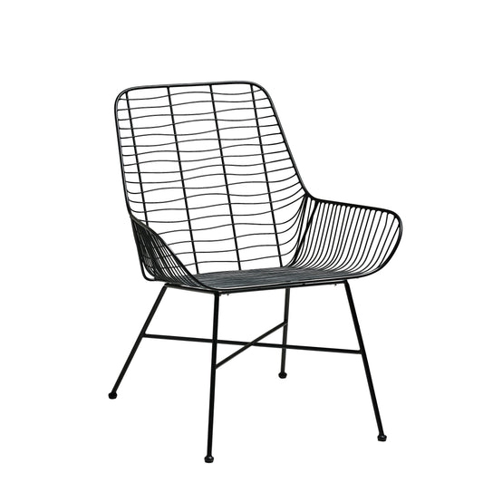 Villa Collection - Stol - "Svale" - Sort Jern - 67 x 63 x 77 cm