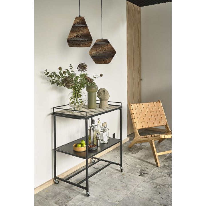 Villa Collection - Pendel Lampe - "Alk" - Pap - D 30 cm